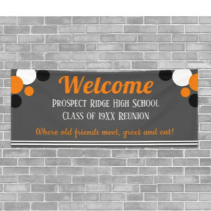 REGARDE ! Bannière Réunion de classe amusante