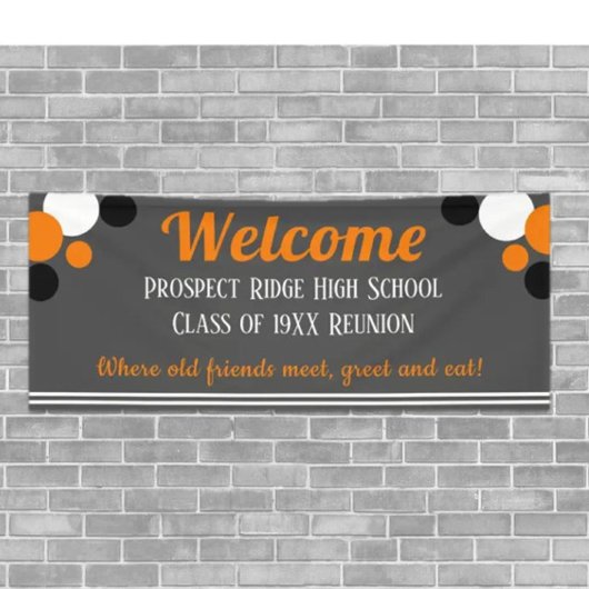 REGARDE ! Bannière Réunion de classe amusante