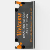 REGARDE ! Bannière Réunion de classe amusante (Vertical)