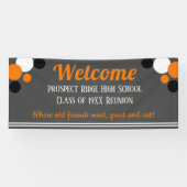 REGARDE ! Bannière Réunion de classe amusante (Horizontal)