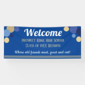 REGARDE ! Bannière Réunion de classe amusante (Horizontal)