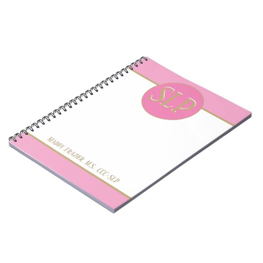 Regarde ! Carnet en spirale SLP personnalisé (Côté gauche)