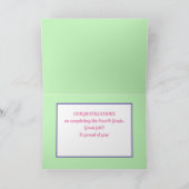 Regarde ! Carte d'achèvement de quatrième année pe (Intérieur)