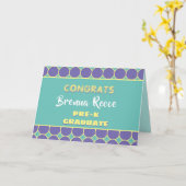 Regarde ! Carte de diplôme pré-K (Fleur jaune)