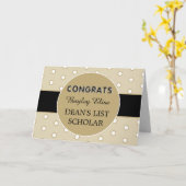 Regarde ! Carte de félicitations pour les boursier (Fleur jaune)