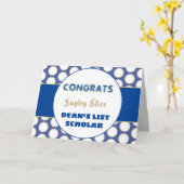 Regarde ! Carte de félicitations pour les boursier (Fleur jaune)