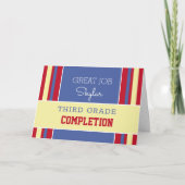 Regarde ! Carte de fin de grade personnalisée ! Ca (Devant)