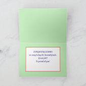 Regarde ! Carte de fin de secondaire personnalisée (Intérieur)