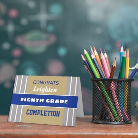 Regarde ! Carte de finition de huitième année pers