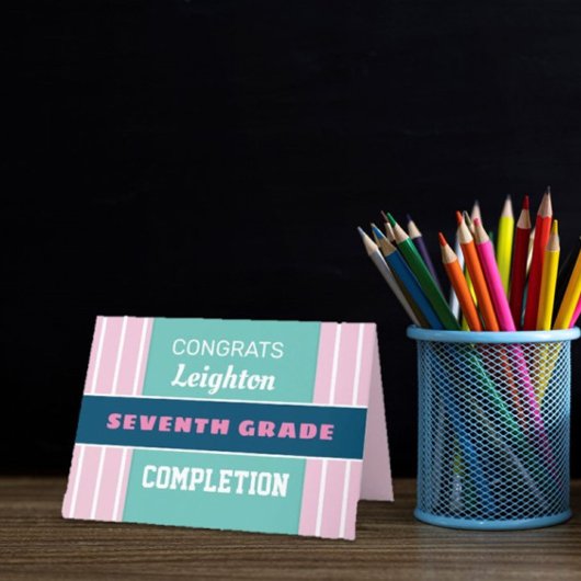 Regarde ! Carte de finition de septième année pers