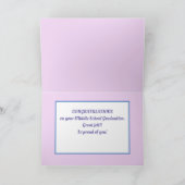 Regarde ! Carte de graduation personnalisée au col (Intérieur)