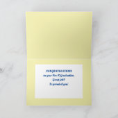 Regarde ! Carte de graduation pré-K (Intérieur)