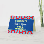 Regarde ! Carte de graduation pré-K (Devant)