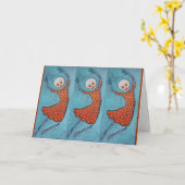 "Regarde !" Carte de vœux (Fleur jaune)