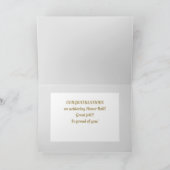 Regarde ! Carte Honor roll Congrats (Intérieur)