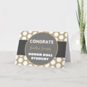 Regarde ! Carte Honor roll Congrats (Devant)