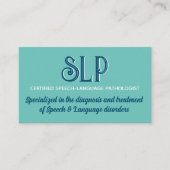 Regarde ! Cartes de visite personnalisés SLP (Devant)