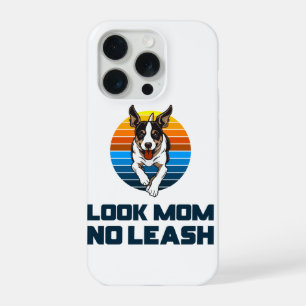Regarde Maman Sans Laisse Drôle Cadeau Rétro Pour