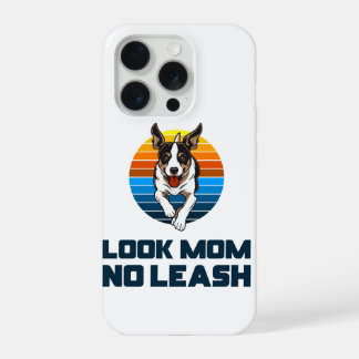 Regarde Maman Sans Laisse Drôle Cadeau Rétro Pour