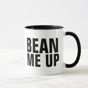 REGARDE-MOI AVEC DES HARICOTS, Mugs de café drôles