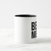 REGARDE-MOI AVEC DES HARICOTS, Mugs de café drôles (Centre)