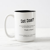 Regarde-moi ! Chèvre Mug - chèvres amusantes avec (Gauche)