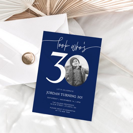 Regarde qui a 30 ans | Invitation d'anniversaire 3