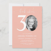 Regarde qui a 30 ans | Invitation rose pour 30e an (Devant)