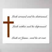 REGARDER À JÉSUS POSTER (Devant)