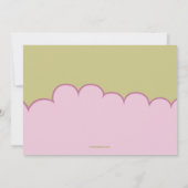 Regarder dans le jardin Invitation fête d'annivers (Dos)