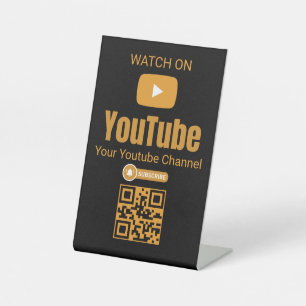 Regarder sur YouTube QR Code Panneau