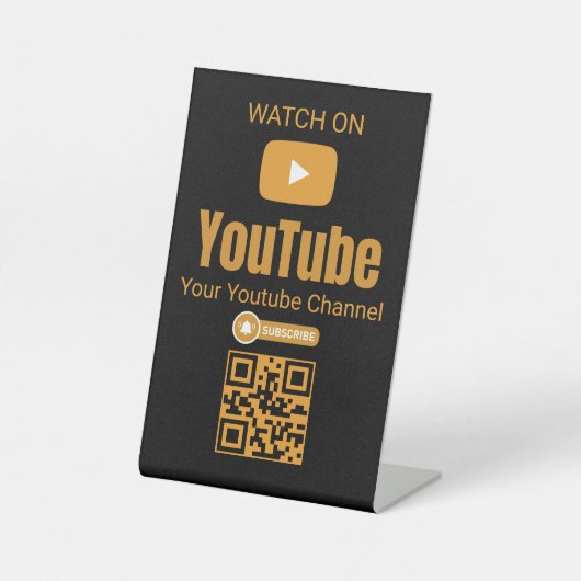 Regarder sur YouTube QR Code Panneau (Recto)