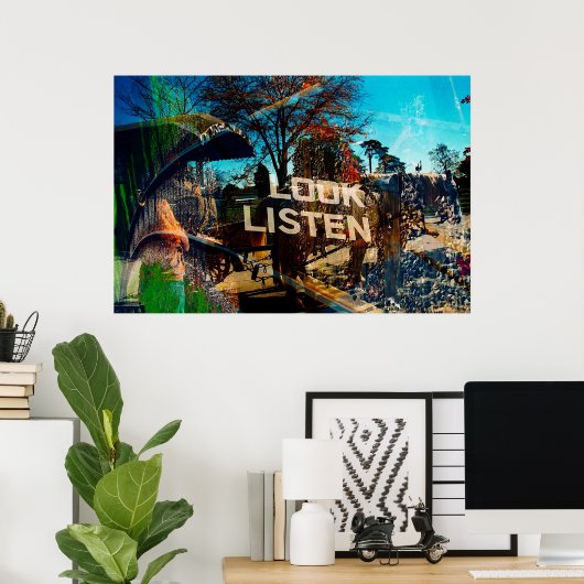 regarder une affiche d'écoute (Bureau à domicile)