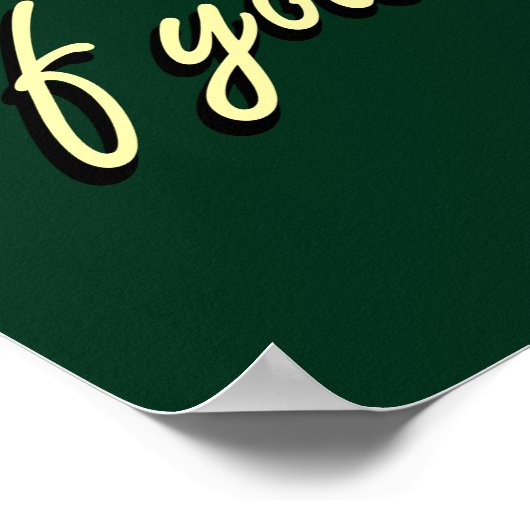 Regardez autour de vous. une affiche ASL. (Coin)