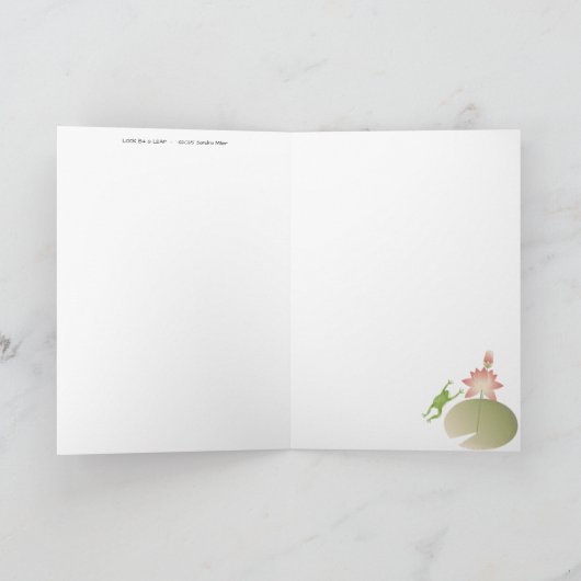 REGARDEZ B4 U LEAP cartes d'art de chouette d'aqua (Intérieur)