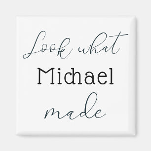 Regardez Ce Que J'Ai Fait De Magnet Personnalisé