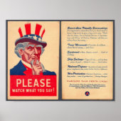 Regardez ce que vous dites Poster (Devant)