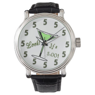 Regardez ! C'est 5h00 ! Montre de Martini