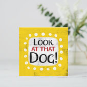 Regardez Cette Carte De Voeux De Chien (Debout devant)