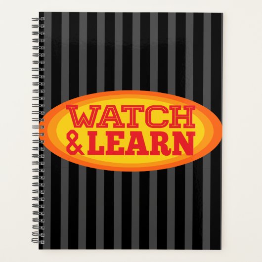 Regardez et apprenez les rayures ovales radiales (Devant)