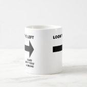 Regardez gauche Drôle Mug (Centre)