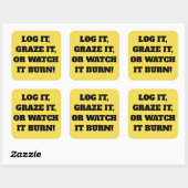 Regardez-le brûler Sticker (Feuille)