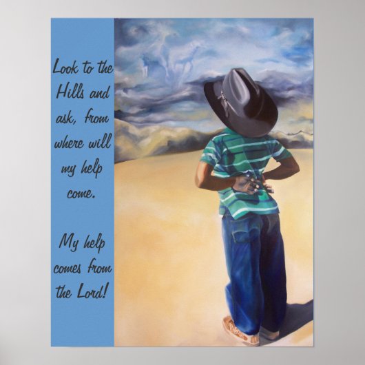Regardez les collines, Poster (Devant)