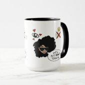 Regardez, mais ne touchez pas à la Mug (Devant droit)