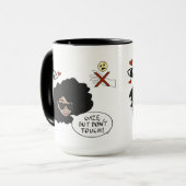 Regardez, mais ne touchez pas à la Mug (Devant gauche)