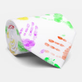 Regardez, papa, je vous a fait une cravate ! (Roulé)