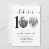 Regardez qui a 100 ans | Invitation d'anniversaire (Devant)