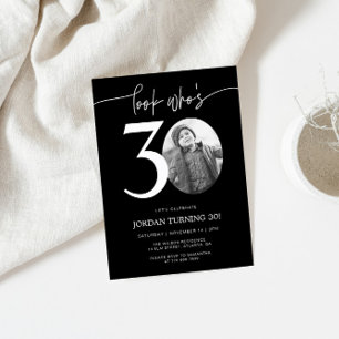Regardez qui a 30 ans   Photo Invitation du 30e an