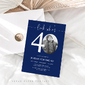 Regardez qui a 40 ans | Invitation bleu 40e annive