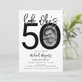 Regardez qui a 50 ans | Photo Invitation 50e anniv (Debout devant)